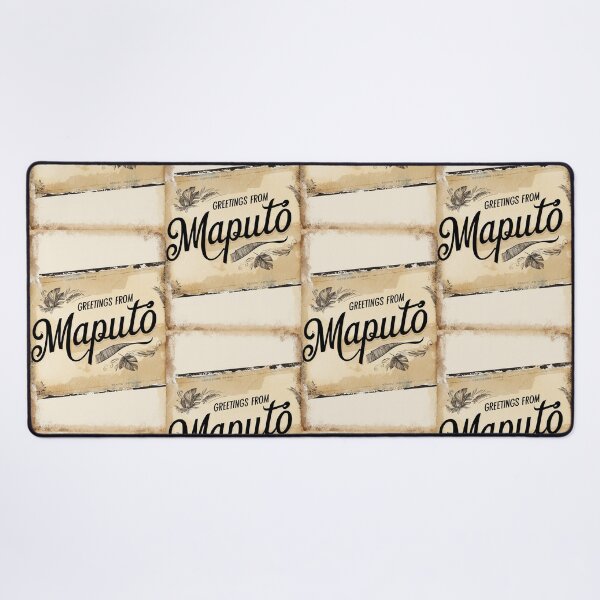 Item preview, Maputo Vintage Travel Retro Postcard Design designed and sold by TravelPostcardGems.