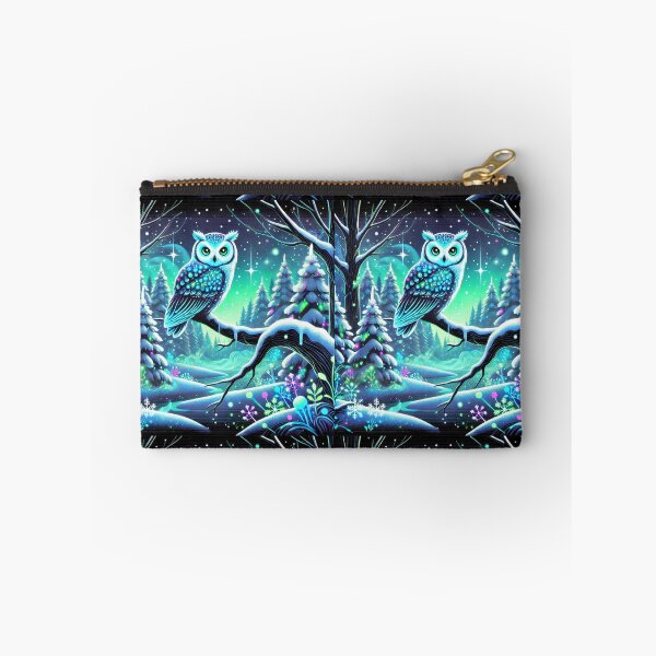 Item preview, The Glowing Guardian: A Mystical Owl in a Snowy Wonderland designed and sold by Meta2Physical.