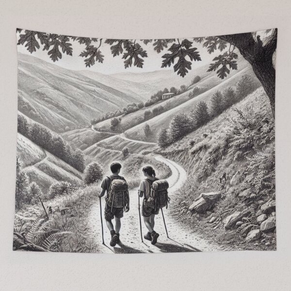 Item preview, On the road to Santiago de Compostela designed and sold by jefboutique6150.
