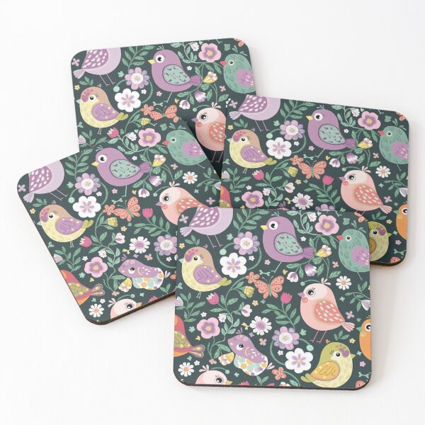 Item preview, Bird & Butterfly Meadow designed and sold by Furbulous Faces.