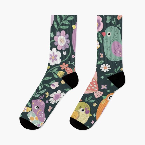 Item preview, Bird & Butterfly Meadow designed and sold by Furbulous Faces.