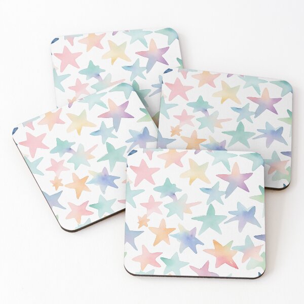 Item preview, Tiny Pastel Stars in Minimalist Watercolor Style designed and sold by Giuseppe Cammino.