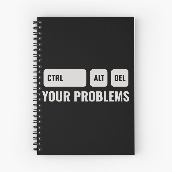 Artikelvorschau, STRG ALT ENTF Deine Probleme - Weiß entworfen und verkauft von AllYouCanDesign.