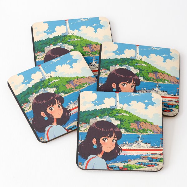 Item preview, Vladivostok Russia Retro Anime Girl 80s Vintage Travel designed and sold by Retro-Anime9.