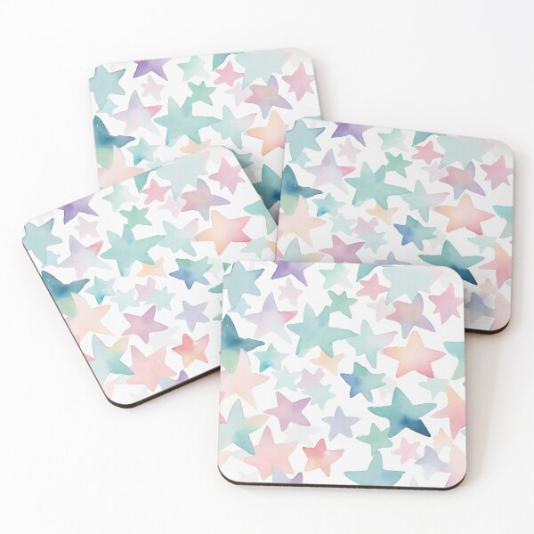 Item preview, Tiny Pastel Stars in Minimalist Watercolor Style designed and sold by Giuseppe Cammino.