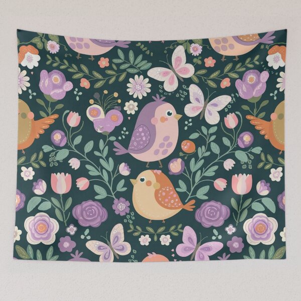 Item preview, Springtime Birdland designed and sold by Furbulous Faces.