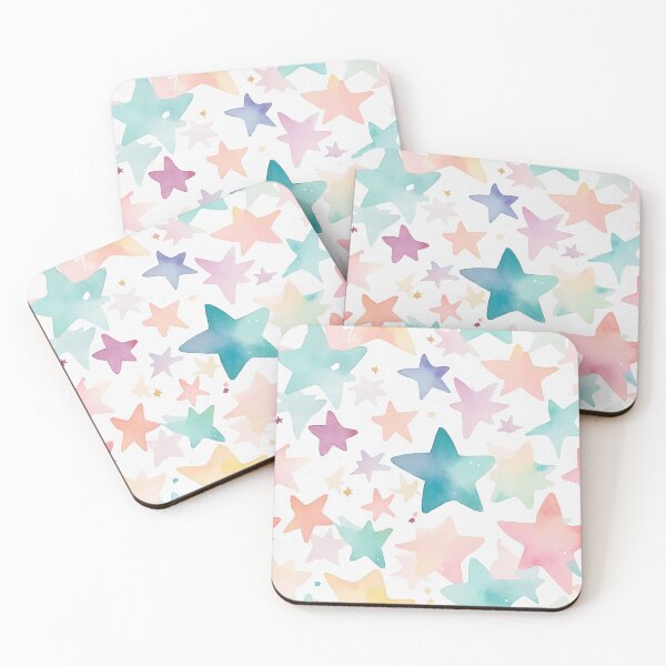 Item preview, Tiny Pastel Stars in Minimalist Watercolor Style designed and sold by Giuseppe Cammino.
