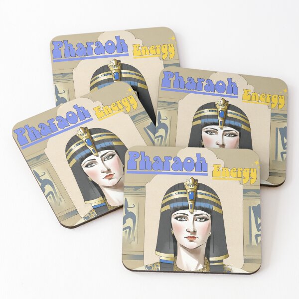 Item preview, Pharaoh Energy 2025 with Egyptian Queen Cleopatra designed and sold by Artist/Archaeologist.