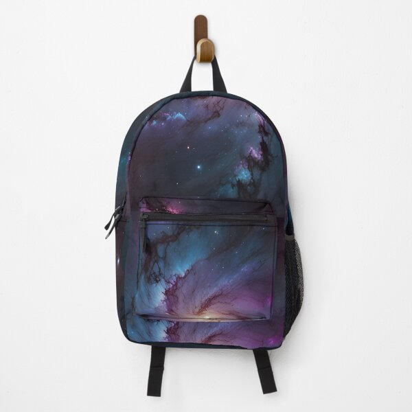 Item preview, A vibrant galaxy with swirling purple and blue nebulae, stars shining brightly. designed and sold by johndesignwaves.