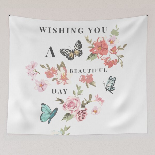 Item preview, wishing you a beautiful day designed and sold by theflowergirl14.