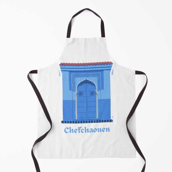 Item preview, Chefchaouen Blue Door Moroccan Architecture Design designed and sold by VisualArtsOasis.