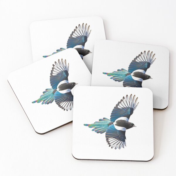Item preview, Magpie in flight designed and sold by di-Vera-Rosati.