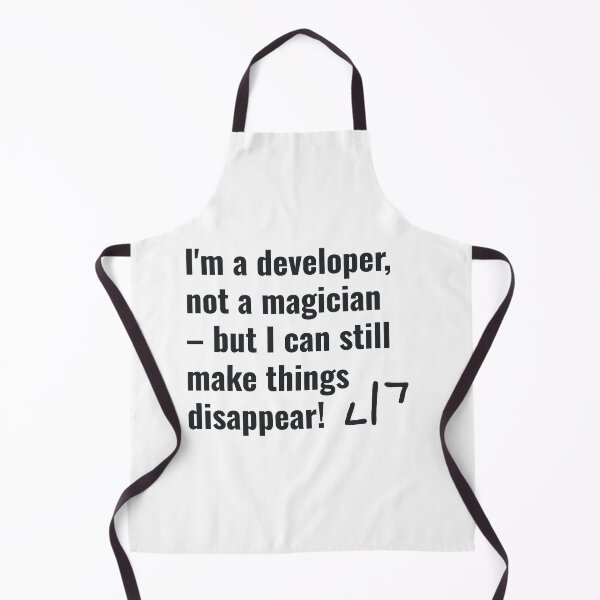 Item preview, I'm a developer, not a magician but I can still make things disappear!  designed and sold by AllYouCanDesign.