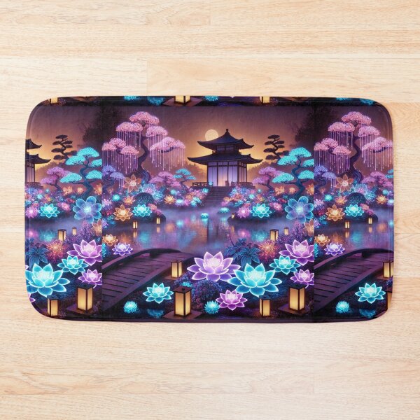 Item preview, The Enchanted Lotus Garden: A Glowing Paradise designed and sold by Meta2Physical.