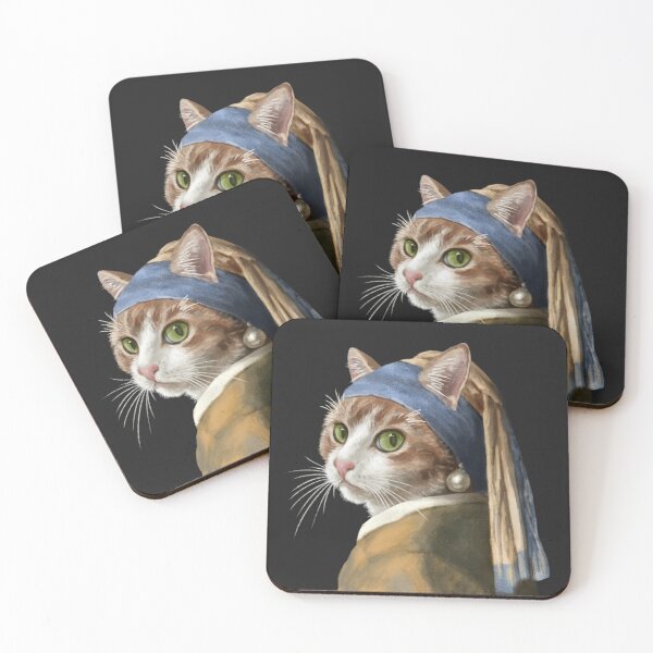 Item preview, Cat with a pearl earing 182 designed and sold by Ghosture.