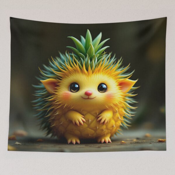 Item preview, HedgehogPineapple in the forest designed and sold by camelsvg.