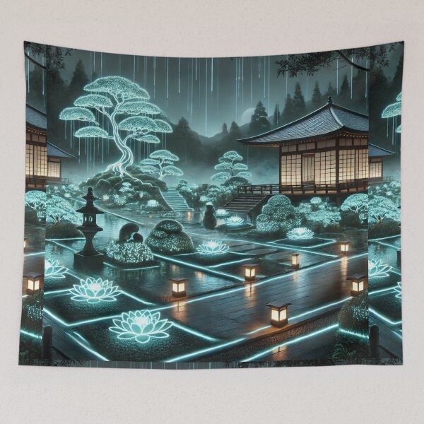 Item preview, The Illuminated Garden: A Serene Night in a Glowing Japanese Paradise designed and sold by Meta2Physical.