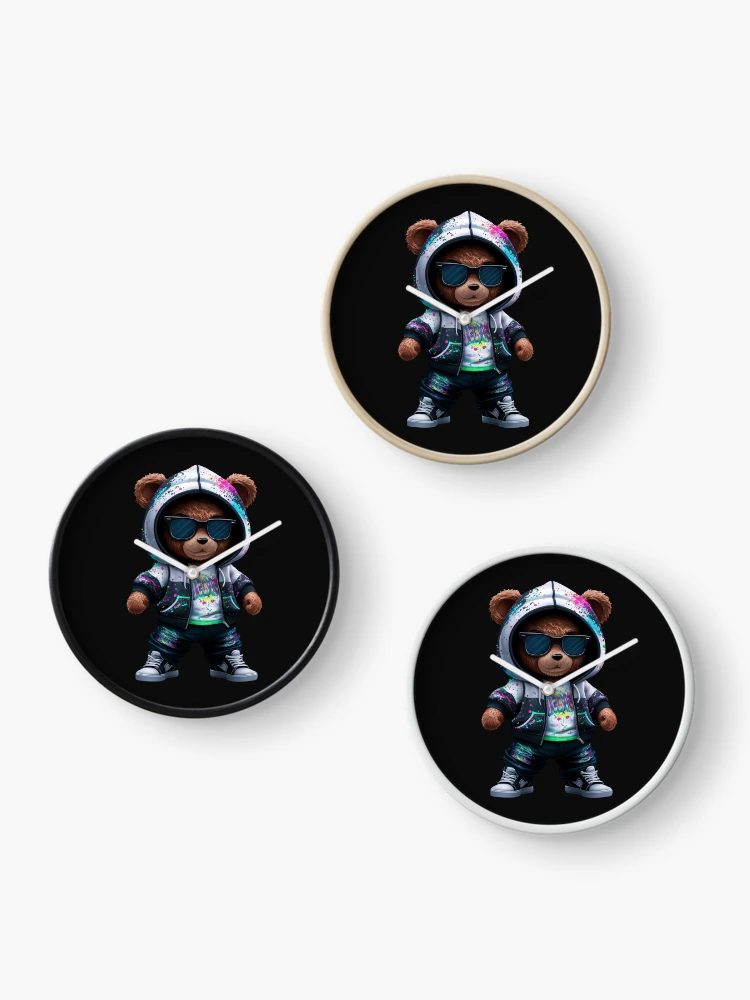 Thumbnail 3 of 4, Clock, Urban Bear Design designed and sold by RWT-Design.