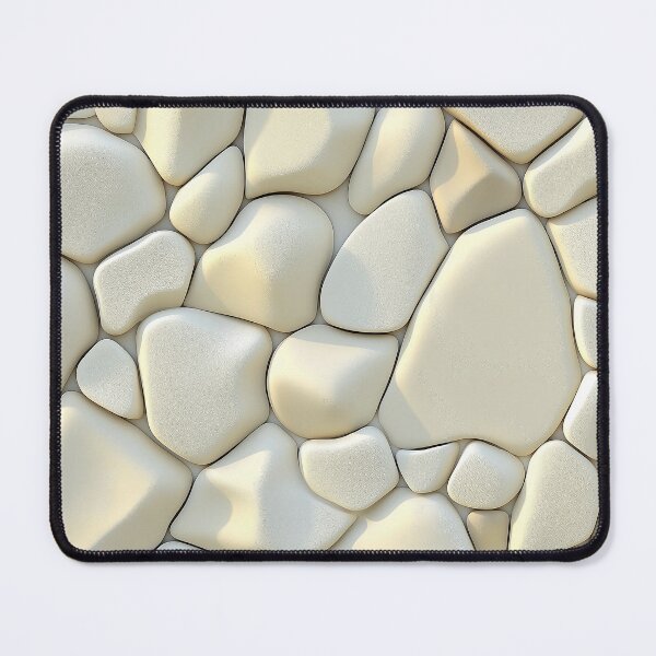 Item preview, 3D Pebble Shapes in Ivory Shades designed and sold by joanafly.