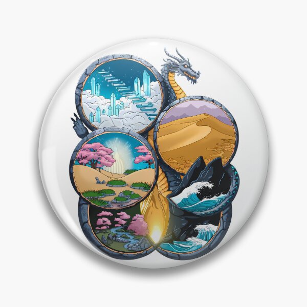 Item preview, Dragon and Elemental Realms Art designed and sold by ZetaDream.