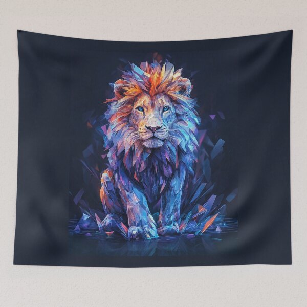 Item preview, Lion Diamond Abstract designed and sold by VelvetRoom.
