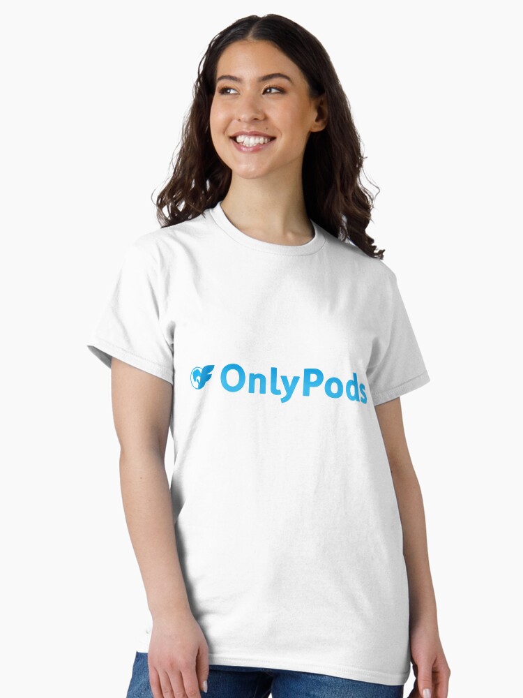 Thumbnail 2 of 7, Classic T-Shirt, OnlyPods designed and sold by BrokenPonyArt.