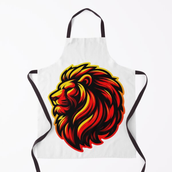 Item preview, Fiery Lion Head Illustration - Bold and Majestic Design designed and sold by DriftLens.