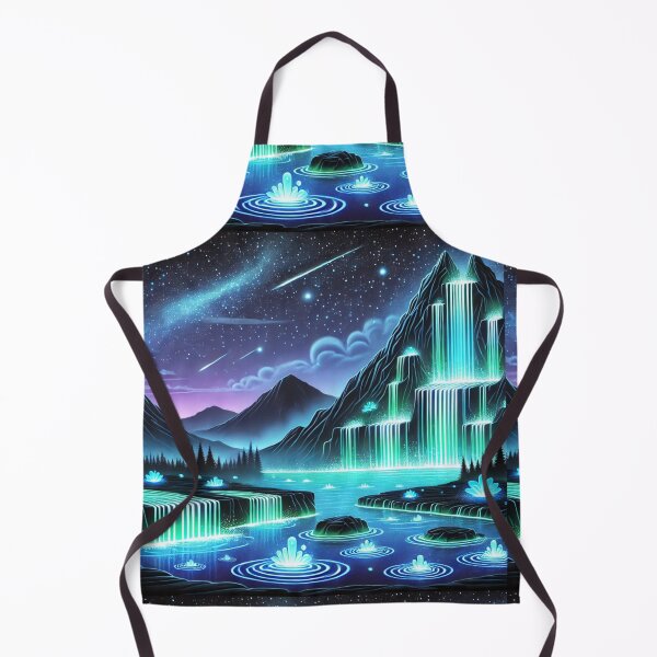 Item preview, The Glowing Waterfalls: A Cosmic Cascade of Light and Serenity designed and sold by Meta2Physical.