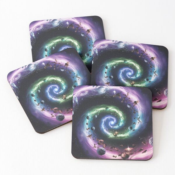 Item preview, Galactic Spiral of Cosmic Worlds designed and sold by ZetaDream.
