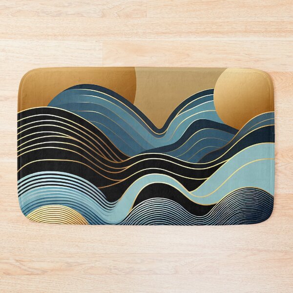 Item preview, Golden Waves designed and sold by Visual Nomad Club.