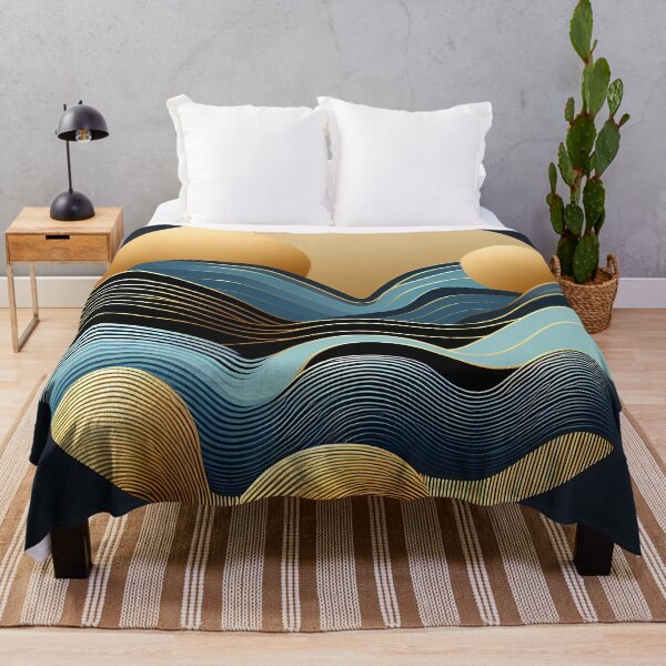 Item preview, Golden Waves designed and sold by Visual Nomad Club.