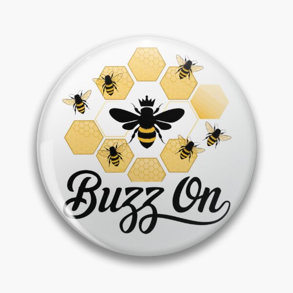 Item preview, Buzz On – Vintage Honeycomb Queen Bee Design designed and sold by BunBuntheDog-.