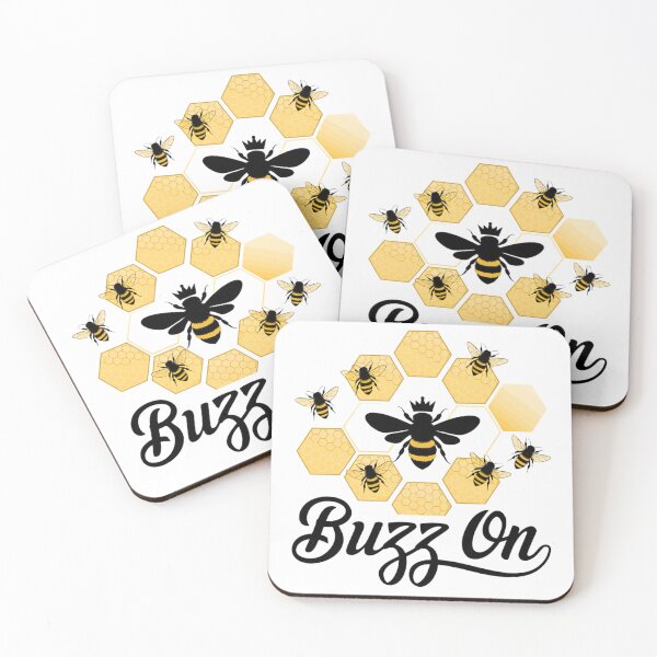 Item preview, Buzz On – Vintage Honeycomb Queen Bee Design designed and sold by BunBuntheDog-.
