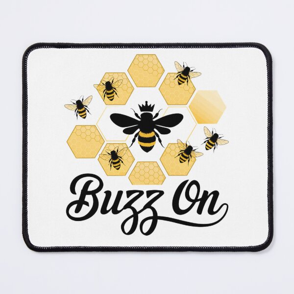Item preview, Buzz On – Vintage Honeycomb Queen Bee Design designed and sold by BunBuntheDog-.