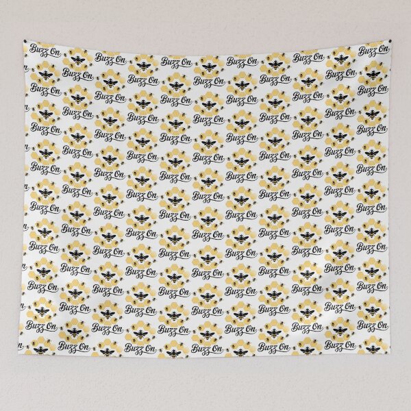Item preview, Buzz On – Vintage Honeycomb Queen Bee Design designed and sold by BunBuntheDog-.