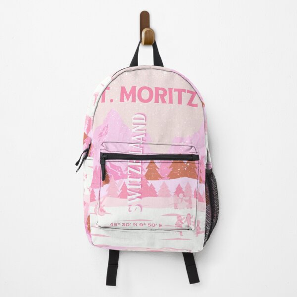 Item preview, St. Moritz Travel Art, Switzerland Travel Art, Preppy Art designed and sold by Magic Love Art Print.