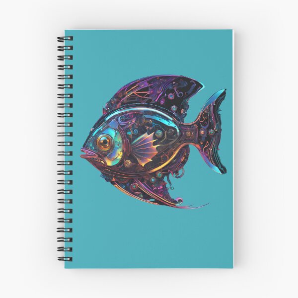 Item preview, The Fish is Cybernetic, Mechanical, Steampunk. designed and sold by Ant Category.