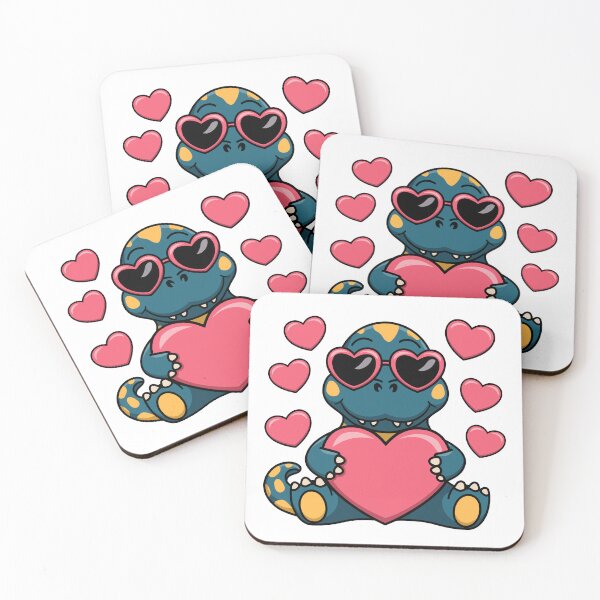 Item preview, Cute Dinosaur Valentine - Adorable Love Design for Valentine’s Day designed and sold by Serbin.