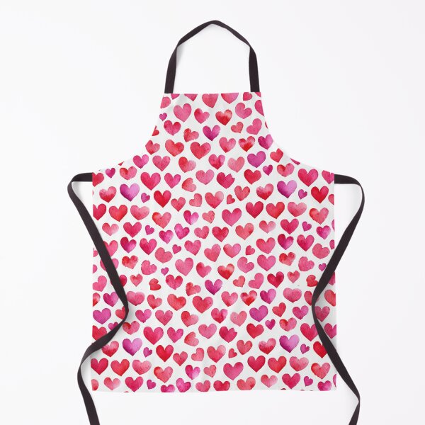 Artikelvorschau, Valentines Liebe Herzen Aquarell rosa und rot entworfen und verkauft von MoonMonkeyNbear.