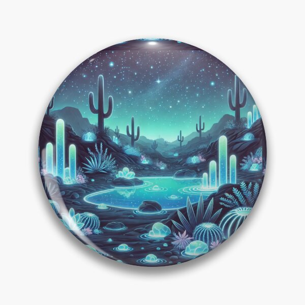 Item preview, The Glowing Desert: A Mystical Oasis Under the Stars designed and sold by Meta2Physical.