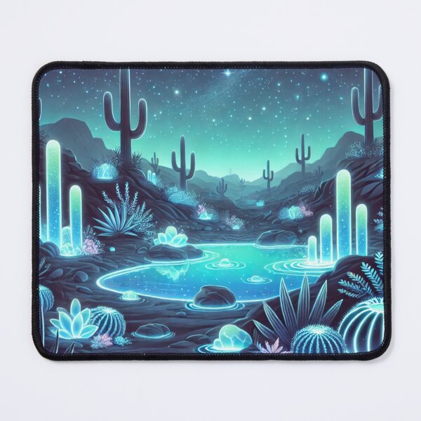 Item preview, The Glowing Desert: A Mystical Oasis Under the Stars designed and sold by Meta2Physical.