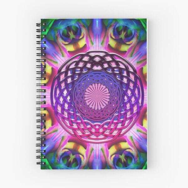 Item preview, Purple Rainbow Celtic Knot designed and sold by bloomingvine.