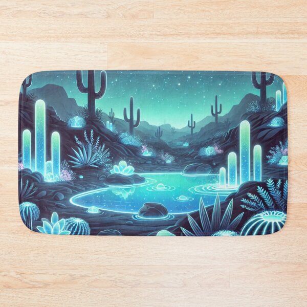 Item preview, The Glowing Desert: A Mystical Oasis Under the Stars designed and sold by Meta2Physical.