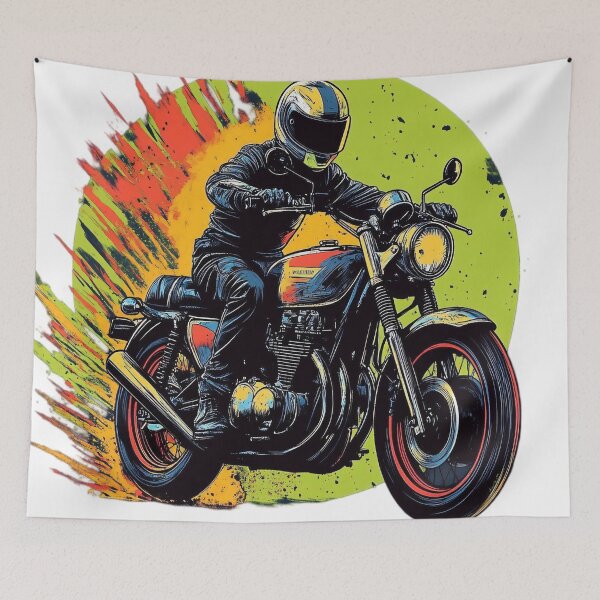 Item preview, Retro Biker Vibes designed and sold by NomadicDreamer.