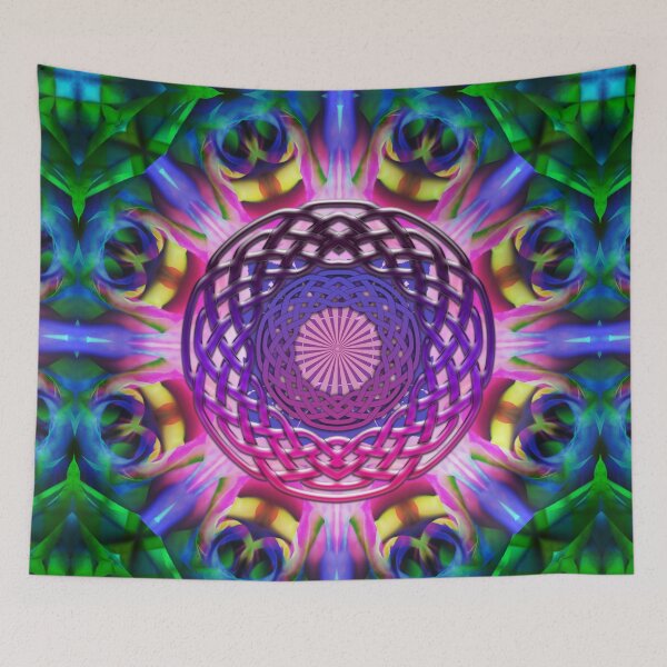 Item preview, Purple Rainbow Celtic Knot designed and sold by bloomingvine.