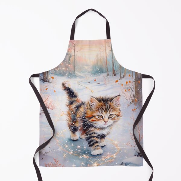 Item preview, Magical kitten walking in the forest designed and sold by M-Y-A-R-T-.