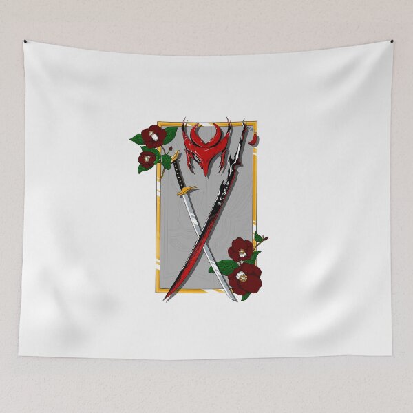 Item preview, Samurai with Red and Black Swords(Collection2-1) designed and sold by MetichaiTH.