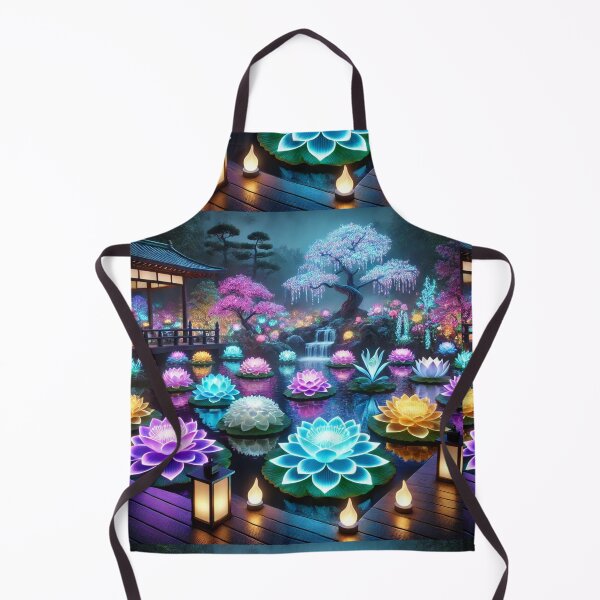 Item preview, The Glowing Lotus Garden: A Dreamlike Oasis of Light and Serenity designed and sold by Meta2Physical.