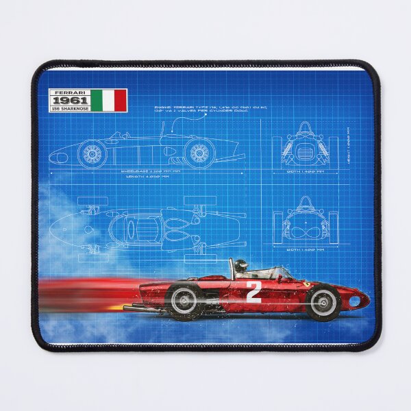Item preview, Ferrari 156 Sharknose Blueprint designed and sold by Theodor Decker.