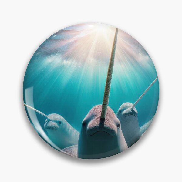 Item preview, Group of Narwhales designed and sold by Eric Nagel.